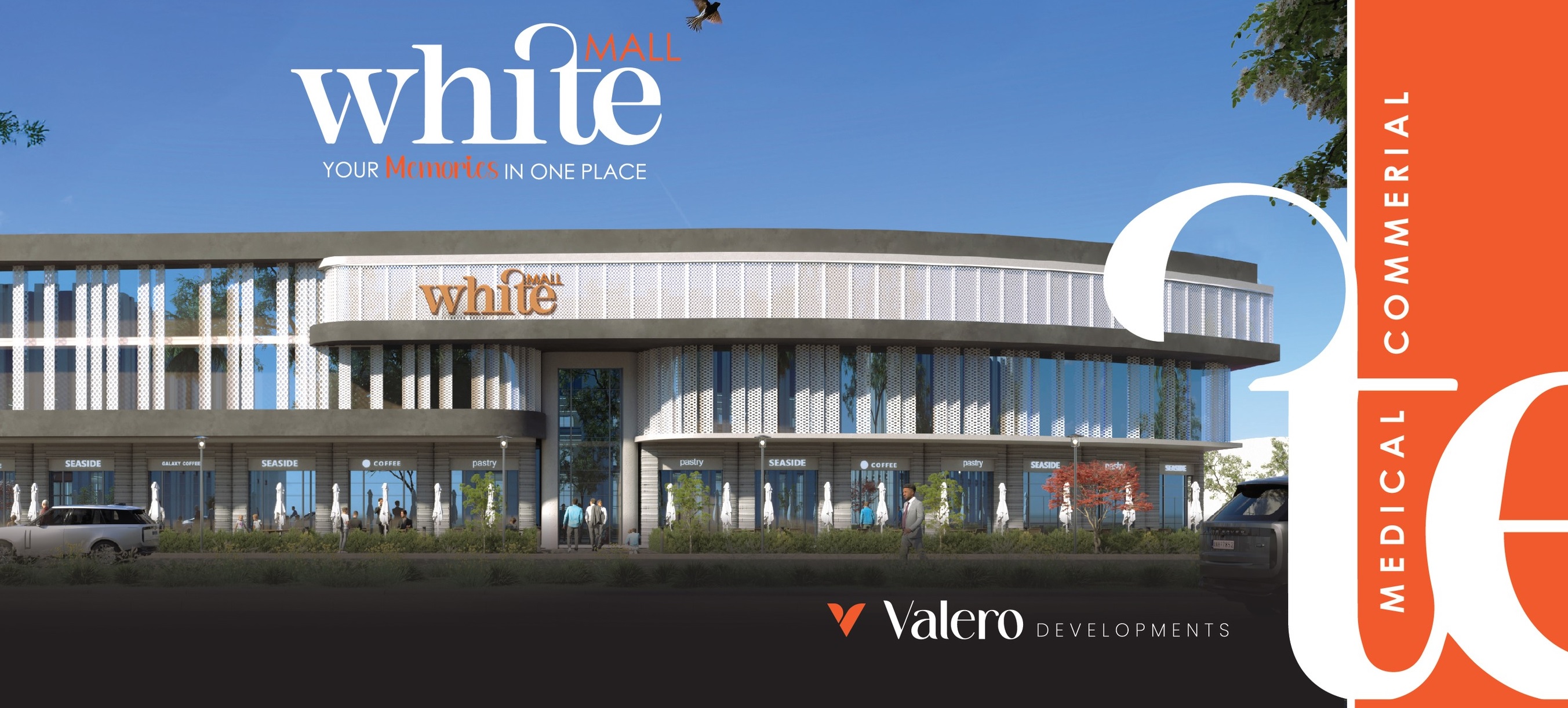 Valero Developments ترفع استثماراتها لـ 630 مليون جنيه وتطلق White mall بمدينة العبور